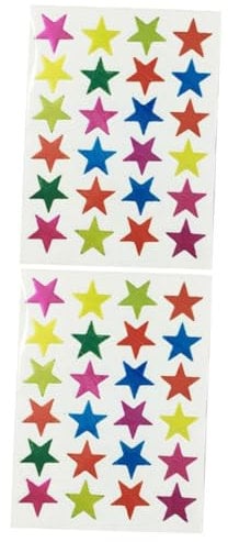 EXCEART 200stücke Selbstklebende Gold Sterne Aufkleber Für Lehrer Und Junge Mädchen Belohnungssticker Für Schule Basteln Und -projekte Für Jungen Und Mädchen