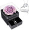 Sunia Muttertagsgeschenke für Mama, Ewige Echte Rose mit Mom Halskette aus 925 Sterlingsilber, Beste Mama der Welt Geschenke, Ewige Rose Blume Infinity Rose Geschenk Muttertag Geburtstags Valentinstag