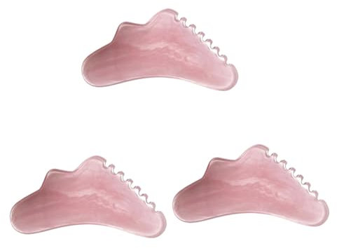 JECOMPRIS 3 Stücke Gesichts Massage Werkzeug Guasha Brett Schaben Bord Für Gesicht Hals Hand Füße Home Spa Massage Werkzeug Körper