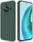 GiiYoon Coque pour Honor Magic 6 Lite 5G / Honor X9b Case en Silicone, Etui de Protection Antichoc Etui Housse Silicone Ultra-Mince avec Couche Intérieure en Fibre et Protection pour Caméra, Vert