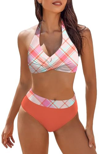 WILLBEST Badeanzug Push up Badeanzug Damen bikiki Damen Tankini Damen bauchweg roter Bikini Damen Bikini mädchen Badeanzug Damen String Rave Outfit Damen Brandy Melville Bikini gr 44 Badeanzug Shape