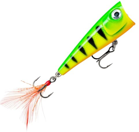 Rapala X-Light Pop 4cm 4,5g - Oberflächenköder, Farbe:Fire Tiger