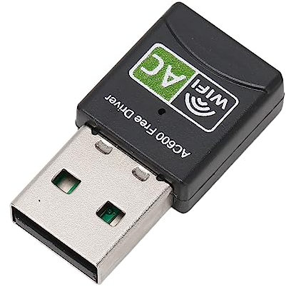 Adattatore WiFi USB Dual Band da 600 Mbps, Adattatore di Rete WiFi Realtek8811CU Drive per 10, PC, Laptop con modalità AP, per Router WiFi