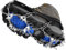 INYEEXUP Steigeisen für Bergschuhe Herren und Damen, Grödel für Wanderschuhe mit 28 Hochwertiger verstärkter Edelstahl Spikes, Grödeln Ideal zum für Wandern Trekking Walking Klettern（XL）