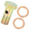 INFINAUTO M12 x 1,25 mm metrisches Gewinde, Banjo-Schrauben, Bremsanschlussadapter, stilvolles Design