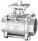 1/4 Zoll 3/8 Zoll 1/2 Zoll 3/4 Zoll 1 Zoll SS304 Edelstahl Hohe Plattform Dreiteiliger Kugelhahn Innengewinde DN8/DN10/DN15/DN20/DN25(3/4)