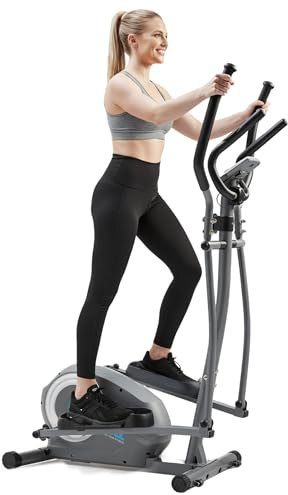 JLL Smart Upright Cross Trainer Cardio Elliptical Machine with SunnyFit App | Home Gym, Adjustable Magnetic Resistance, Joint-Friendly, Smart Function, SunnyFit App Connectivity, Quiet Operation