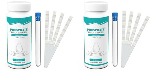 Rastapulz 100X Schwimmbad-Wasserteststreifen, Phosphat-Erkennungsstreifen, Schnelle und Präzise Wasseranalyse, Aquarium-Teststreifen