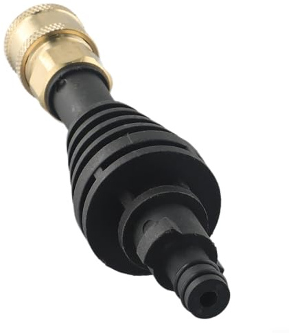 Yhenlovtt For Hydroshot Extension Rod Adapter – Short Lance Accessory for Pressure Washer Lances, Converts Long to Compact Configuration, 15 cm Plastic-Copper Design