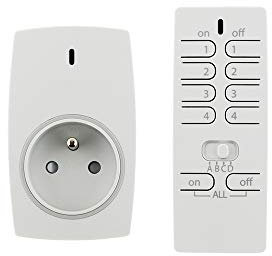 Prise connectée avec télécommande 16 canaux - Otio