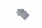 10 x Linic Plastic Fence Post Caps for 2x2 (60mm) Post, Rot Proof (GT0076). UK Made. Free UK Postage (Grey)
