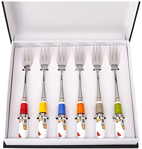 EGAN 6 fourchettes, Multicolore, 1 x 2,3 x 15 cm
