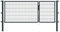 Alberts 646998 Doppeltor Flexo mit Zubehör | verschiedene Breiten und Höhen | anthrazit | Breite 100 + 200 cm | Höhe 120 cm