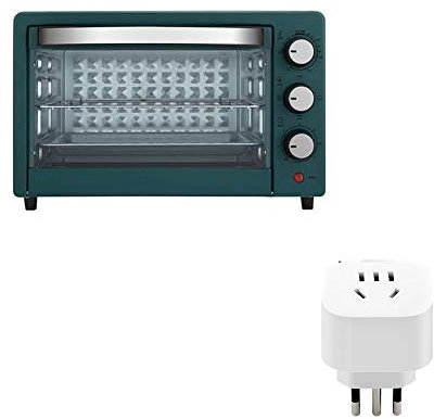 FRYH Horno Eléctrico Doméstico Totalmente Automático Que Cumple con Los Exigentes Requisitos De Los Maestros De La Panadería 25 L,Green
