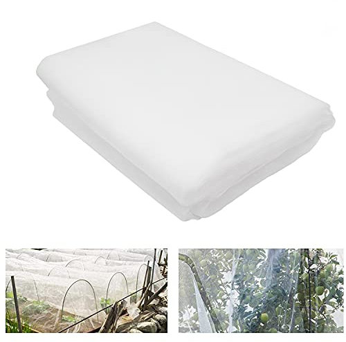 LINSOCLE Filet Anti Insecte,3 x 6M Filets pour Jardin, Filet Anti Insecte Potager, Maille Fine Anti-Insecte en Maille pour la Protection des Plantes, Fleurs, Légumes et Fruits