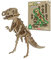Eco 3D Holzpuzzle - T-Rex von Deluxebase. Kreatives pädagogisches 3D-Skulpturenpuzzle aus Holz für Kinder -recyceltes nachhaltiges Holz