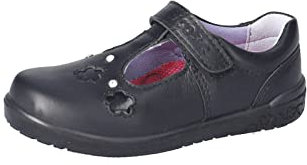 RICOSTA Mädchen Stiefel Leona, Kinder Halbschuhe, Weite: Mittel, lose Einlage, Schnellverschluss, straßenschuhe, Strassenschuhe, schwarz (090), 28 EU