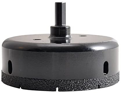 KATUR Punta diamantata brasata sega a tazza 100 mm, fresa a tazza per vetro, porcellana, piastrelle, marmo, ceramica, granito