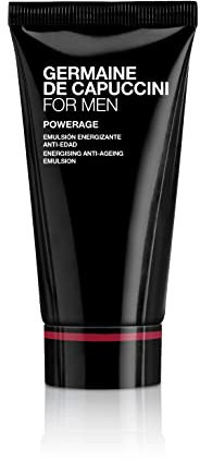 GERMAINE DE CAPUCCINI - FOR MEN | Powerage Anti-Aging-Emulsion – Anti-Falten-Creme für Herren – sofortige Energie – Tag für Tag repariert die Haut – 50 ml