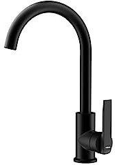 TEKA Grifo Cocina Monomando, Caño Alto Giratorio 360º, Aireador Anticalcáreo, Cartucho Cerámico Resistente, Instalación Easy Fix, Latiguillos Flexibles 3/8” - 1/2”, Modelo IN 915