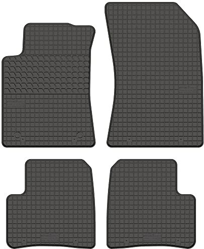 Maßgefertigte Auto Gummimatten, kompatibel mit Citroen C3 III von 2016 bis Jetzt - 4 teilige Gummifußmatten Set, Geruchlos & Abriebfest, Hochwertige Fußmatte Auto Accessoires