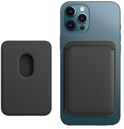 ZANTESR Magnetic Wallet Phone Card Holder, Mag-Safa Wallet for iPhone 15 Pro Max/15 Pro/15 Plus/15, for iPhone 14 Pro Max/14 Plus/14 Pro/14, for iPhone 13 Pro Max/13 Pro/13 iPhone 12 Series, Black