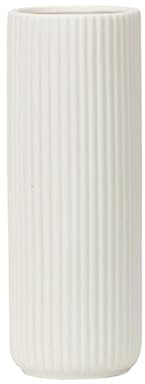 Vaso Bianco Avorio in Ceramica Soprammobili,Moderno Vasi per Erba Pampa e Fiore,Vasi Decorativi Interno Moderni,Oggettistica per la Casa,Decorazione da Scrivania Accessori per Arti 20cm