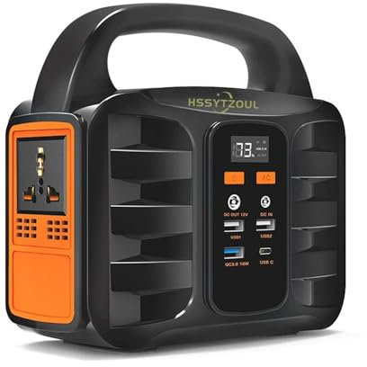 HSSYTZOUL Central Eléctrica Portátil 155WH Generador Solar De 100 Vatios con Salida De Onda Sinusoidal Batería De Emergencia De 42000 Mah para Camping, Viajes Y Apagones