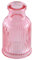 Chaks Glasvase 4,3 x 7,4 cm Mini-Vase Deko-Vase Hochzeits-Tisch Geburtstag Wohnen Accessoire Tisch-Dekoration Blumenvase (Rosa)
