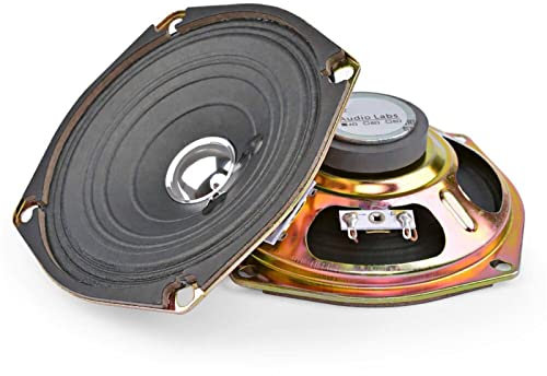 2 altavoces de 5 pulgadas y 8 W, 4 Ohm, 8 Ohm, bocina completa, 5 W, columna magnética para bricolaje de cine en casa
