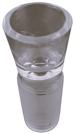 Glass Bowls for Bongs, 18.8mm Male Socket (Small No Handle)