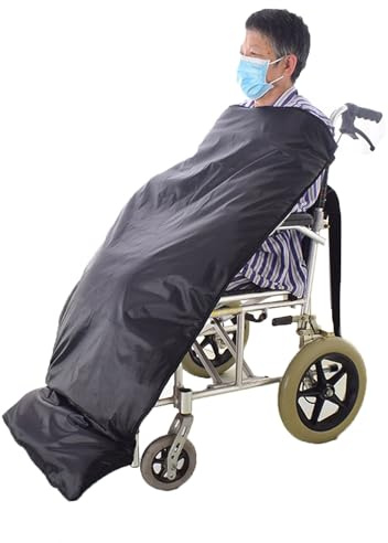 Wheelchair Warmer Cover Blanket, Winter Thicken Wheelchair Warmer Blanket, Wheelchair Clothing, Waterproof Rain Cover for Wheelchair Users, for Manual and Powered Wheelchairs wheelchair accessories