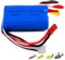 7.4V 1100-mAh 2S Li-Po Akku, Wiederaufladbarer Li-Po Akkupack JST-Stecker Batterie für ferngesteuerte RC Fahrzeuge, Hubschrauber, Auto, Flugzeug, Monstertruck, Drohne, Bagger, Boot, DIY, Spielzeug uvm