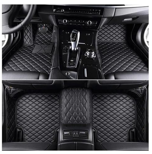 JCPDN Auto Fußmatten für BMW Serie 3 (F31) Touring X-Drive 2012-2019, wasserdichte Antirutschmatten Vorne Hinten Schutz Bodenmatten Allwetterabdeckung Fussmatten Zubehör,A