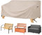 YUCHKEJ Housse Canape Exterieur pour Banc 3 Places，pour 137 * 96 * 73/50CM，600D Oxford Fabric Housses pour Mobilier de Jardin
