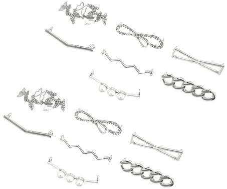 ANDRESLAD 7 Pares Universal Shoelace Hebillas Anti-flood Shoelace Clip Zapatillas Accesorios