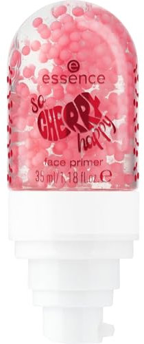 Essence Cosmetics Prebase facial SO CHERRY happy, de larga duración, priming, natural, 35 ml
