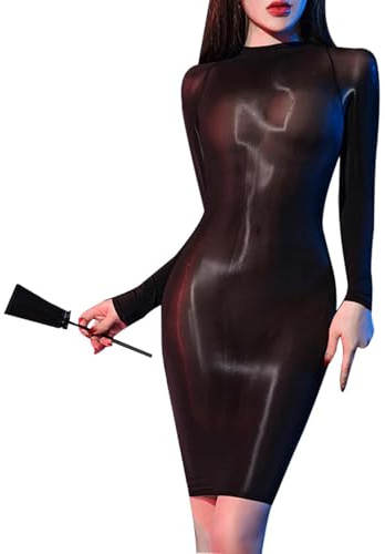 KANYULOVE Bodystockings für Damen GläNzend Bodysuit Women GanzköRper Strumpfhosen Sexy Kleid Nylon Catsuit