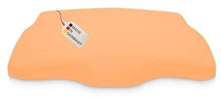 DUKAL | Bezug für Derila (Queensize) Memory Foam Kopfkissen | 30 x 50 cm | aus hochwertigem DOPPEL-Jersey | 100% Baumwolle | Farbe: apricot