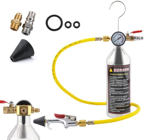 FVPKYUR Kit de Rinçage pour Système du Climatiseur - Nettoyant pour Circuits De Climatisation | Outil de Nettoyage pour Conduits de Climatisation Automobile pour Véhicules, Camions, Camping-Cars