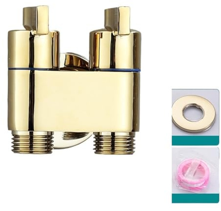 Douchette WC Portable Douchette de bidet for salle bain, robinetterie, douchette toilette en laiton, ensemble autonettoyant doré(Color 1)