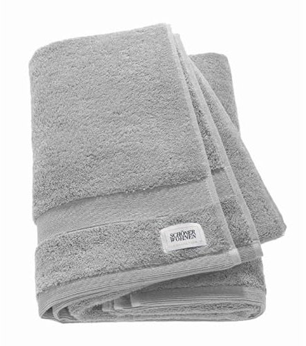 SCHÖNER WOHNEN Premium Duschtuch 70x140 cm - saugstark - Luxus Badetücher grau - 100% Baumwolle - als Handtuch-Set kombinierbar - Frottee Kinder - Öko-Tex