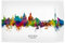 artboxONE Poster 150x100 cm Städte/Dresden Dresden Germany Skyline txt - Bild Dresden Deutschland Dresden
