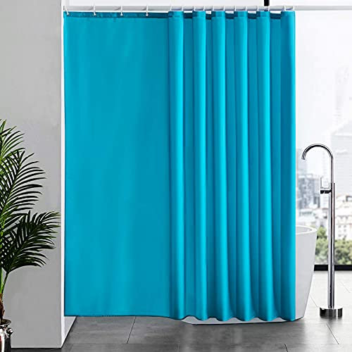 Furlinic Tende Doccia Anti-Muffa Tessuto in Poliestere Grande Tende Doccia Impermeabile Lavabile Tenda Vasca da Bagno con 16 Ganci Tenda Doccia Alzavola 240x180cm.