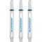 Art Attack Harrows Supergrip Tweenie Dartschäfte, Polycarbonat-Schäfte, gefräste Ringe, transparent ICE (3 Sets)