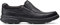 Clarks Bradley Free, Mocasín Hombre, Black Tumbled Leather, 43 EU Ancho