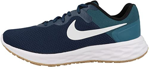 Nike Homme Revolution 6 Next Nature Sneaker, Valerian Blue/White-Bright Spruce-Black, 41 EU