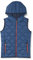 CMP - Kid G Vest Fix Hood, Girl, Blue Ink, 110