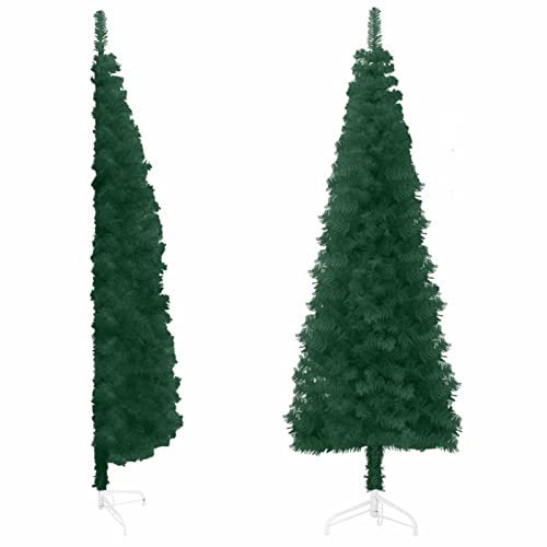 Festnight Árbol de Navidad Artificial de Esquina Con Soporte Metálico - 180 cm Verde