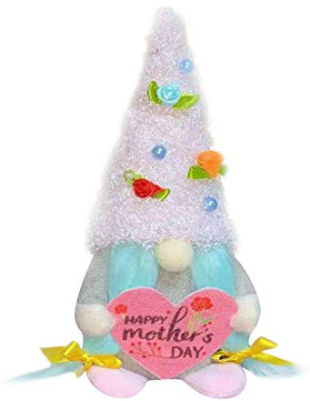 Muttertag Deko Wichtel Plüschpuppen Handgemachte Frühling Figuren Frühlingsdeko Wichtel Deko Tischdekoration Familie Festliche Geschenk für Mama, Muttertag Wichtel Figuren Decorations Plüsch